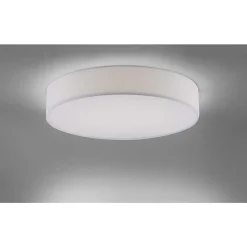 Plafonnier Paul Neuhaus Q-Kiara Led Blanc, 1 Lumiere, Telecommandes