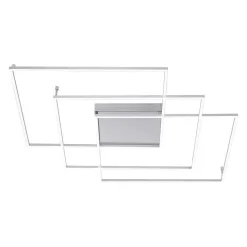 Plafonnier Paul Neuhaus Q-Inigo Led Nickel Mat, 3 Lumieres