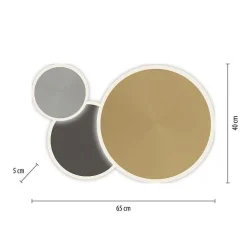 Plafonnier Paul Neuhaus Q-Piato Led Blanc, 1 Lumiere, Telecommandes