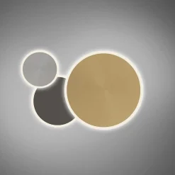 Plafonnier Paul Neuhaus Q-Piato Led Blanc, 1 Lumiere, Telecommandes