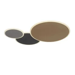 Plafonnier Paul Neuhaus Q-Piato Led Blanc, 1 Lumiere, Telecommandes