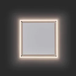 Plafonnier Paul-Neuhaus Q-Kaan Led Acier Brosse, 2 Lumieres, Telecommandes