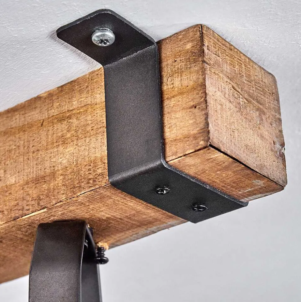 Plafonnier Pehefito Noir, 3 Lumieres