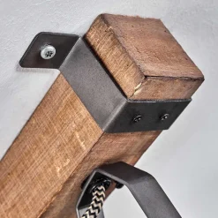 Plafonnier Pehefito Noir, 2 Lumieres