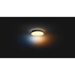 Plafonnier Philips Hue Enrave Led Noir, 1 Lumiere, Telecommandes