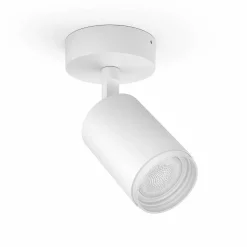 Plafonnier Philips Hue Fugato Led Blanc, 1 Lumiere, Changeur De Couleurs