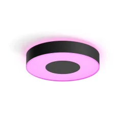 Plafonnier Philips Hue Infuse Led Noir, 1 Lumiere, Changeur De Couleurs