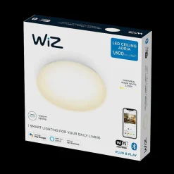 Plafonnier Philips Wiz Adria Led Blanc, 1 Lumiere