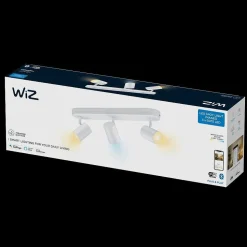Plafonnier Philips Wiz Imageo Led Blanc, 3 Lumieres