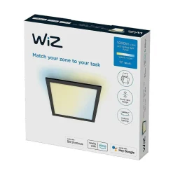 Plafonnier Philips Wiz Led Noir, 1 Lumiere
