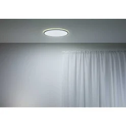 Plafonnier Philips Wiz Superslim Led Noir, 1 Lumiere
