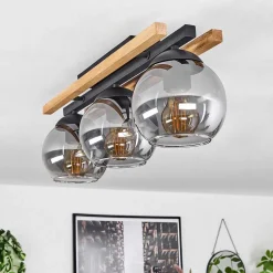 Plafonnier Podre Ecru, 3 Lumieres