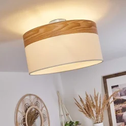 Plafonnier Pontresina Nickel Mat, 3 Lumieres