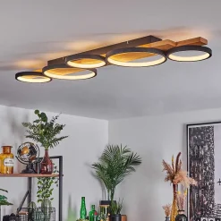 Plafonnier Rodekro Led Ecru, Noir, 1 Lumiere