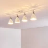 Plafonnier Safari Blanc, 4 Lumieres