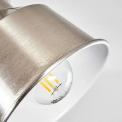 Plafonnier Safari Chrome Brosse, 3 Lumieres