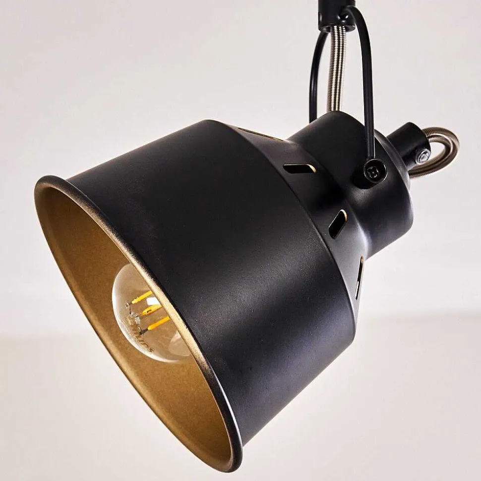 Plafonnier Safari Noir, 2 Lumieres