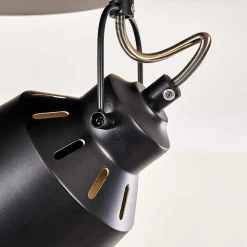 Plafonnier Safari Noir, 3 Lumieres