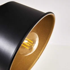 Plafonnier Safari Noir, 3 Lumieres