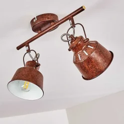 Plafonnier Safari Rouille, 2 Lumieres