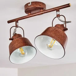 Plafonnier Safari Rouille, 2 Lumieres