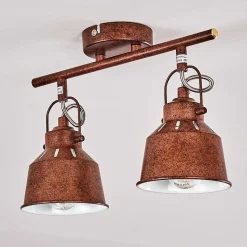 Plafonnier Safari Rouille, 2 Lumieres