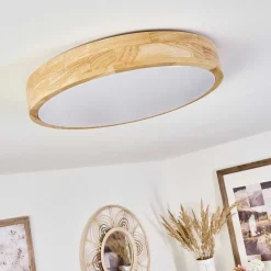 Plafonnier Samaira Led Ecru, 1 Lumiere