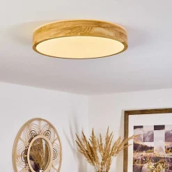 Plafonnier Samaira Led Ecru, 1 Lumiere