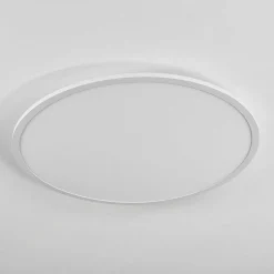 Plafonnier Sani Led Blanc, 1 Lumiere, Telecommandes, Changeur De Couleurs