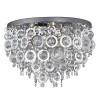Plafonnier Searchlight Nova Chrome, Transparent, 5 Lumieres
