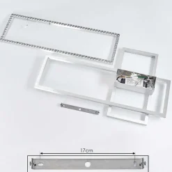 Plafonnier Serranos Led Aluminium, 1 Lumiere