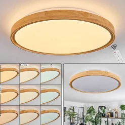 Plafonnier Sofo Led Blanc, 1 Lumiere, Telecommandes