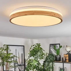 Plafonnier Sofo Led Blanc, 1 Lumiere, Telecommandes