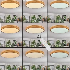 Plafonnier Sofo Led Blanc, 1 Lumiere, Telecommandes