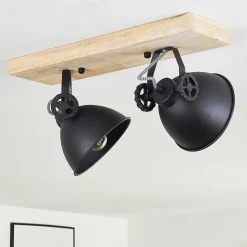 Plafonnier Svanfolk Bois Clair, 2 Lumieres