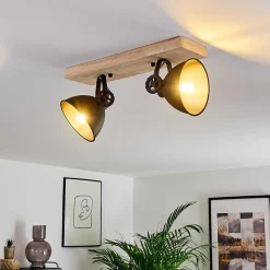 Plafonnier Svanfolk Bois Clair, 2 Lumieres