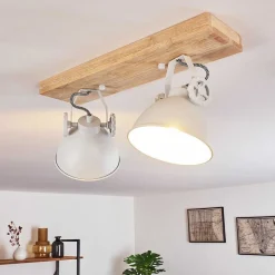 Plafonnier Svanfolk Brun, Blanc, 2 Lumieres