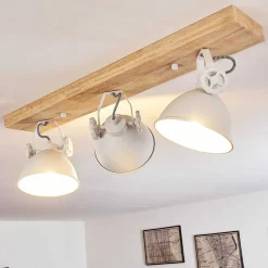 Plafonnier Svanfolk Brun, Blanc, 3 Lumieres