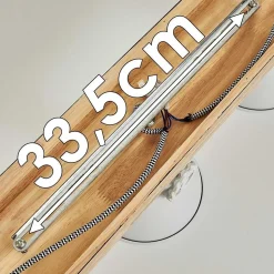 Plafonnier Svanfolk Brun, Blanc, 3 Lumieres