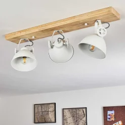 Plafonnier Svanfolk Brun, Blanc, 3 Lumieres