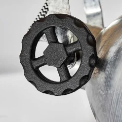 Plafonnier Svanfolk Brun, Noir, Zingue, 3 Lumieres