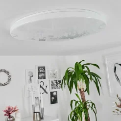 Plafonnier Sweet Led Blanc, 1 Lumiere, Telecommandes