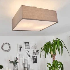 Plafonnier Taboga Nickel Mat, 2 Lumieres