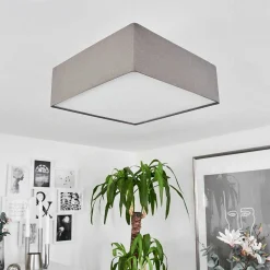 Plafonnier Taboga Nickel Mat, 2 Lumieres