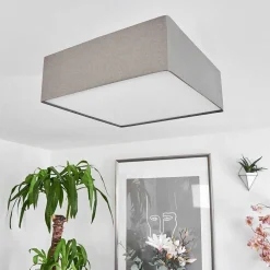 Plafonnier Taboga Nickel Mat, 2 Lumieres