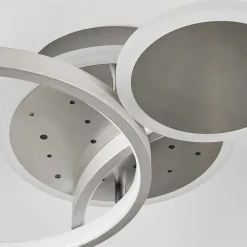 Plafonnier Tagsdorff Led Chrome, Nickel Mat, 1 Lumiere