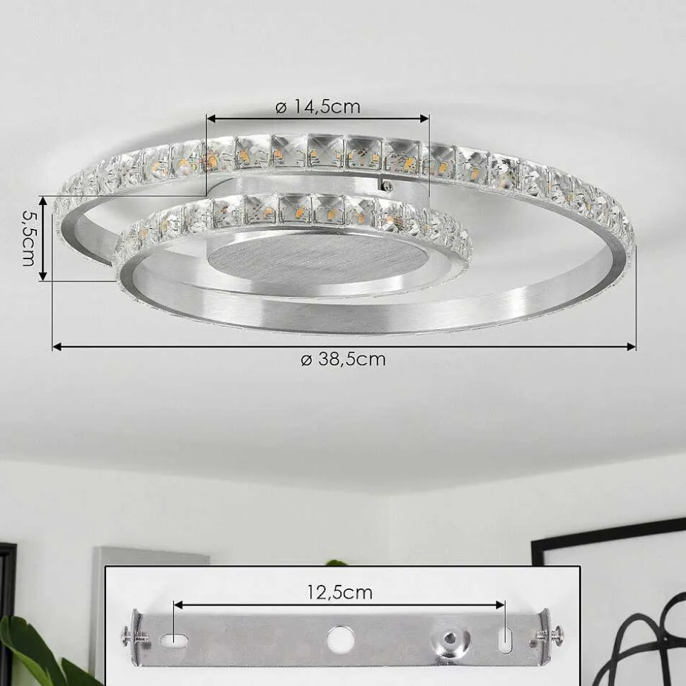 Plafonnier Tanganheira Led Aluminium, 1 Lumiere