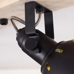 Plafonnier Tina Bois Clair, 4 Lumieres