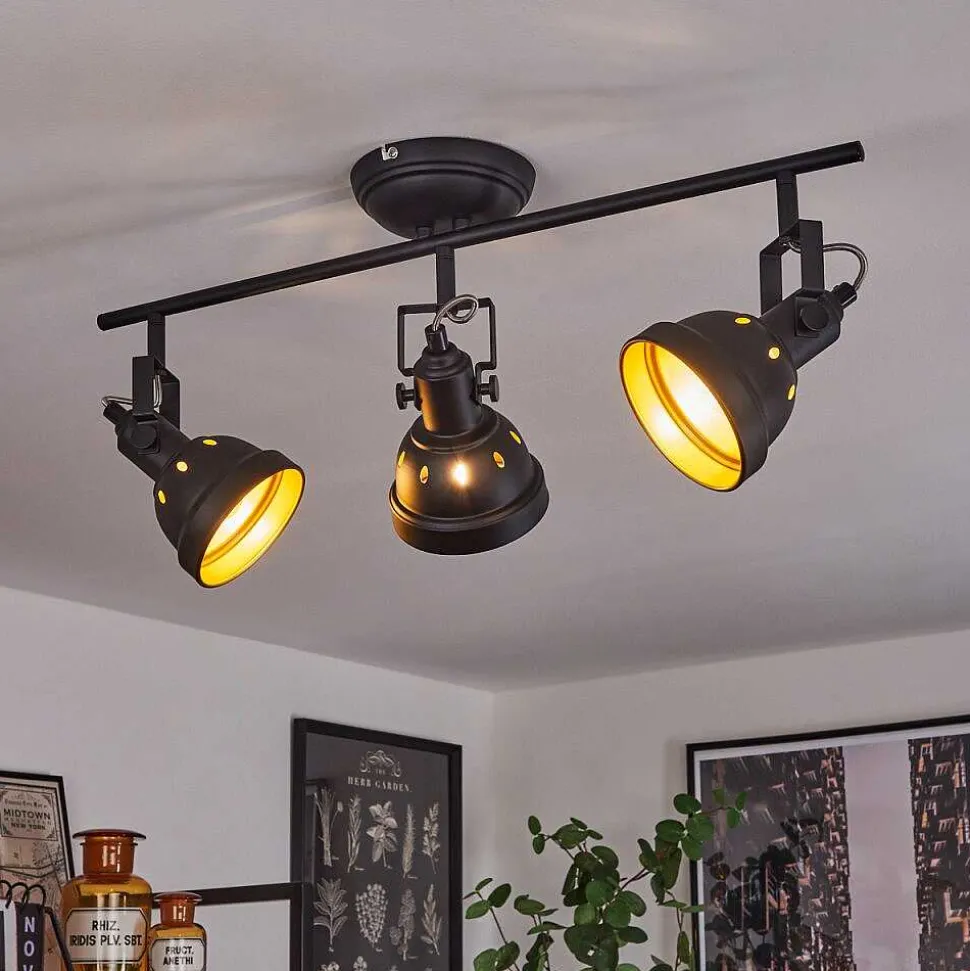 Plafonnier Tita Noir, 3 Lumieres