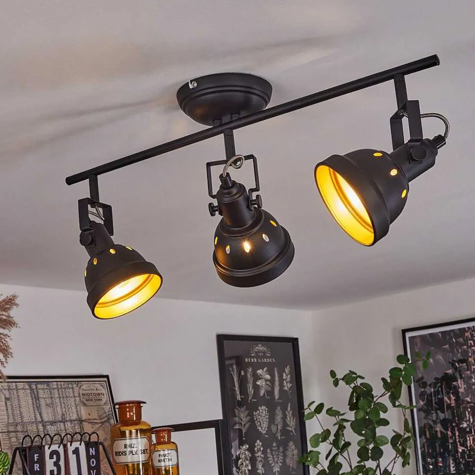 Plafonnier Tita Noir, 3 Lumieres